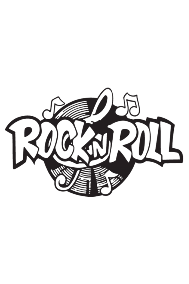 'Rock and Roll' Classic round neck half sleeves cotton T-shirts.