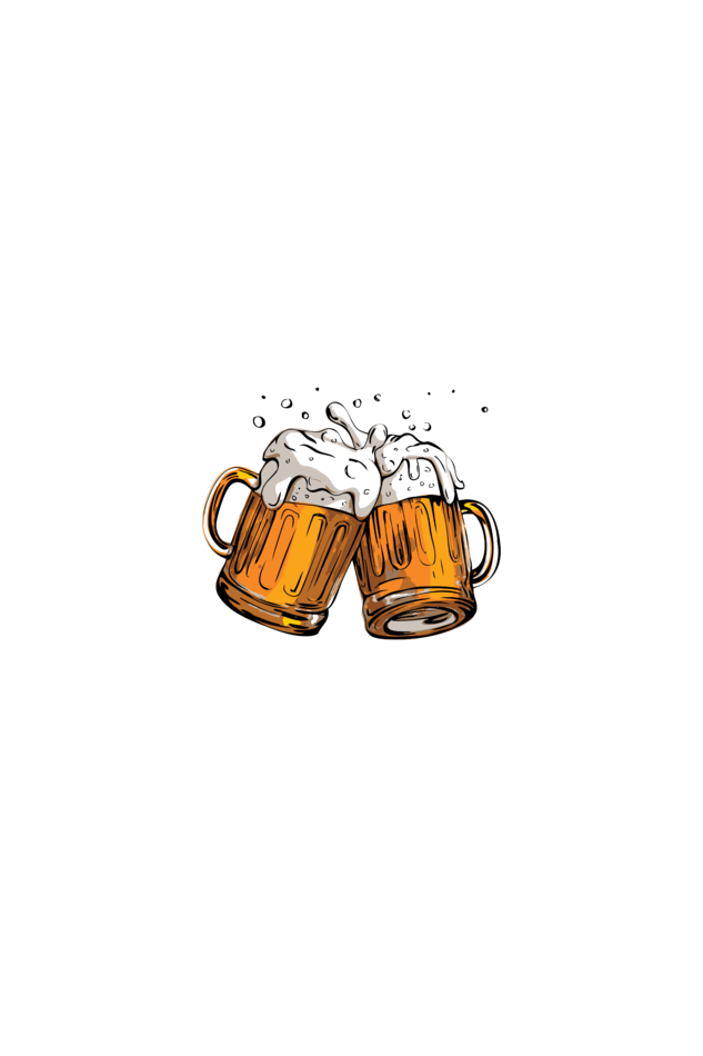 'Beer Day' Classic round neck half sleeves cotton T-shirts.