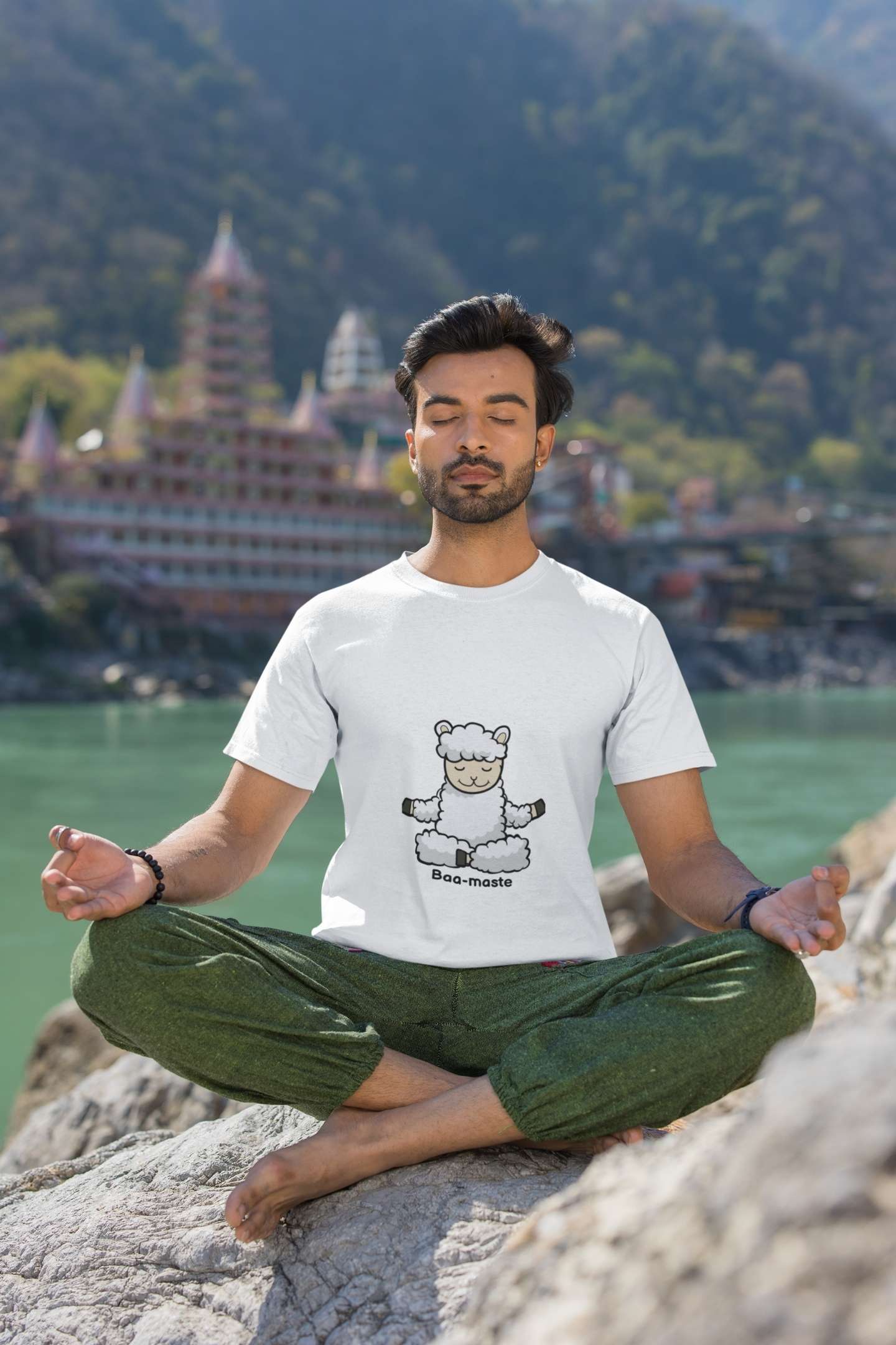 "Perfect Balance Combo: Yoga Vibes & Classic Style T-Shirts"