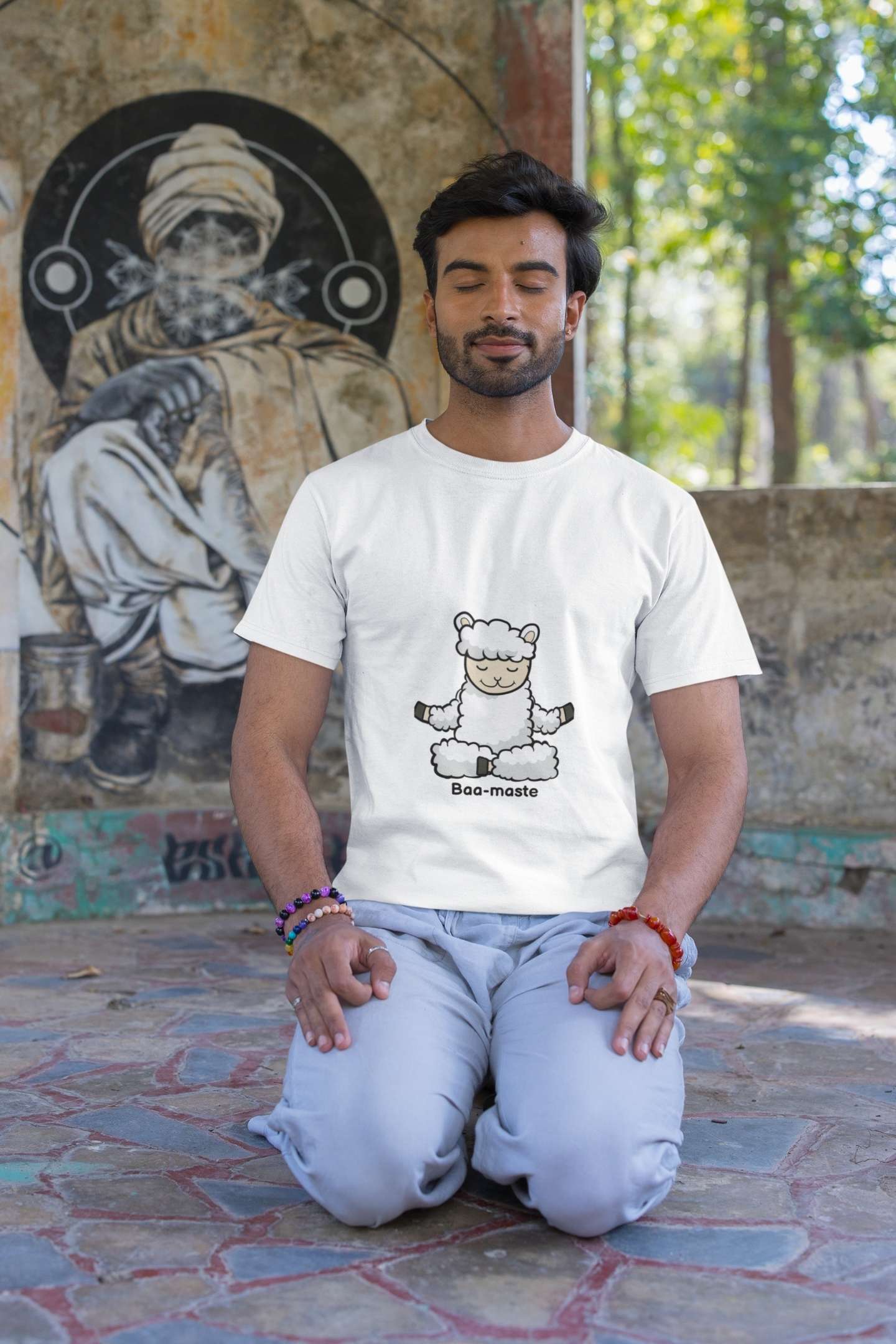 "Perfect Balance Combo: Yoga Vibes & Classic Style T-Shirts"