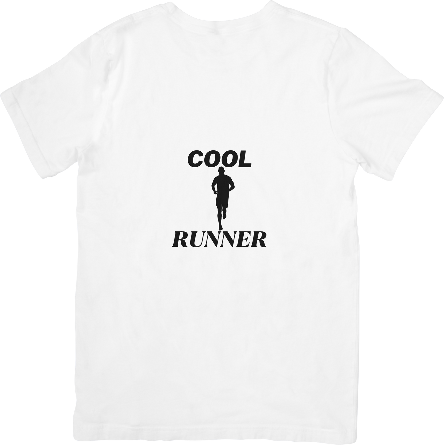 "Cool Runner" Classic round neck half sleeves cotton T-shirts.